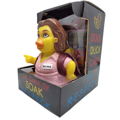 Queen of Soak – R-E-S- PECK Bath Toy Rubber Duck