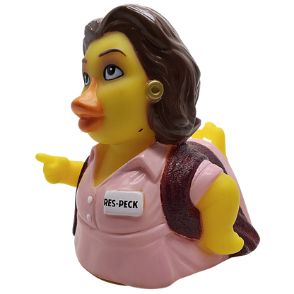 Queen of Soak – R-E-S- PECK Bath Toy Rubber Duck