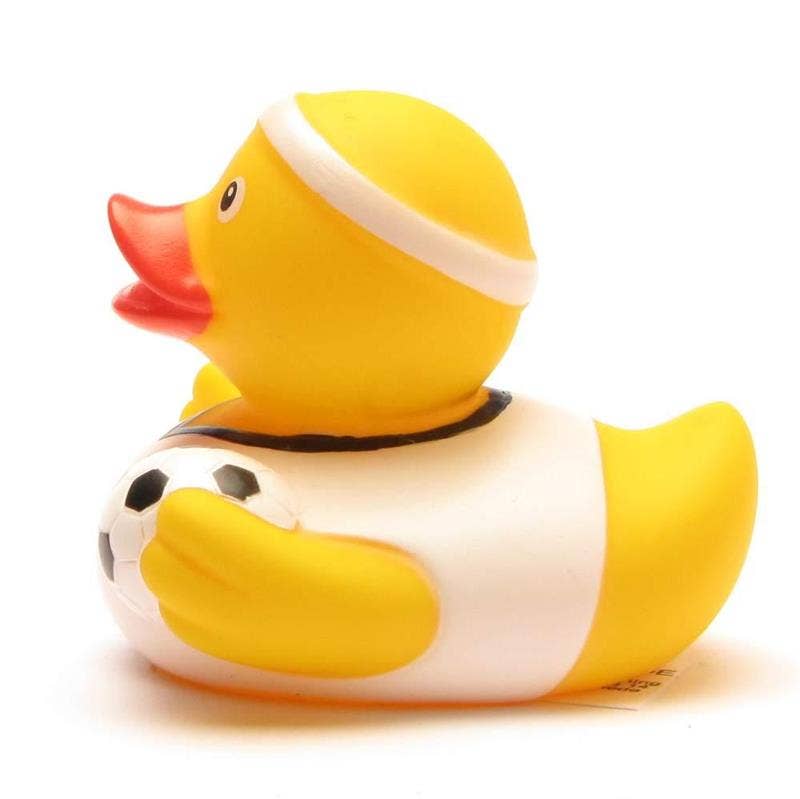 Rubber Duck Footballer (white) - rubber duck