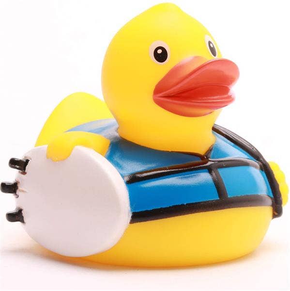 Stand-up paddling rubber duck - rubber duck