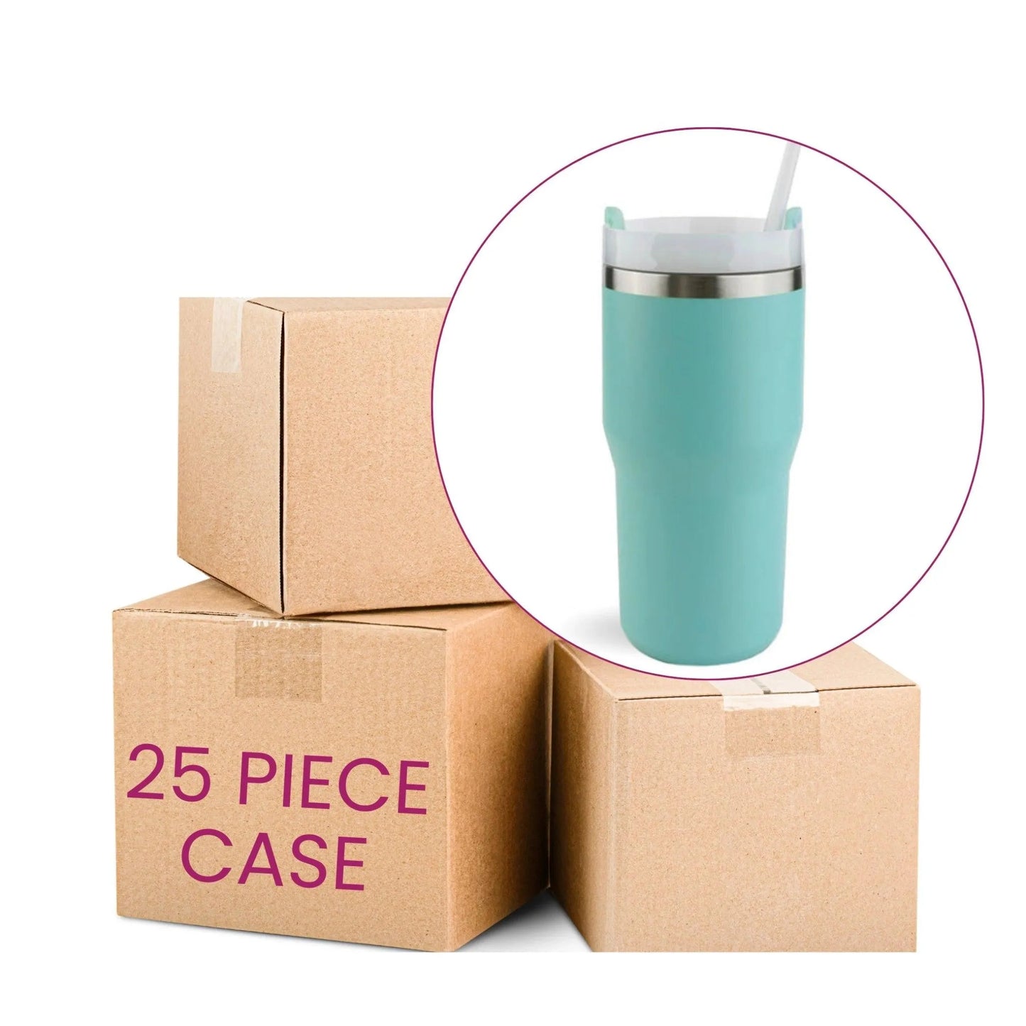 Master Maker Crafts -  20 oz Commuter Tumbler - Blue Green