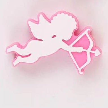 Valentine Cupid Pink Silicone Focal