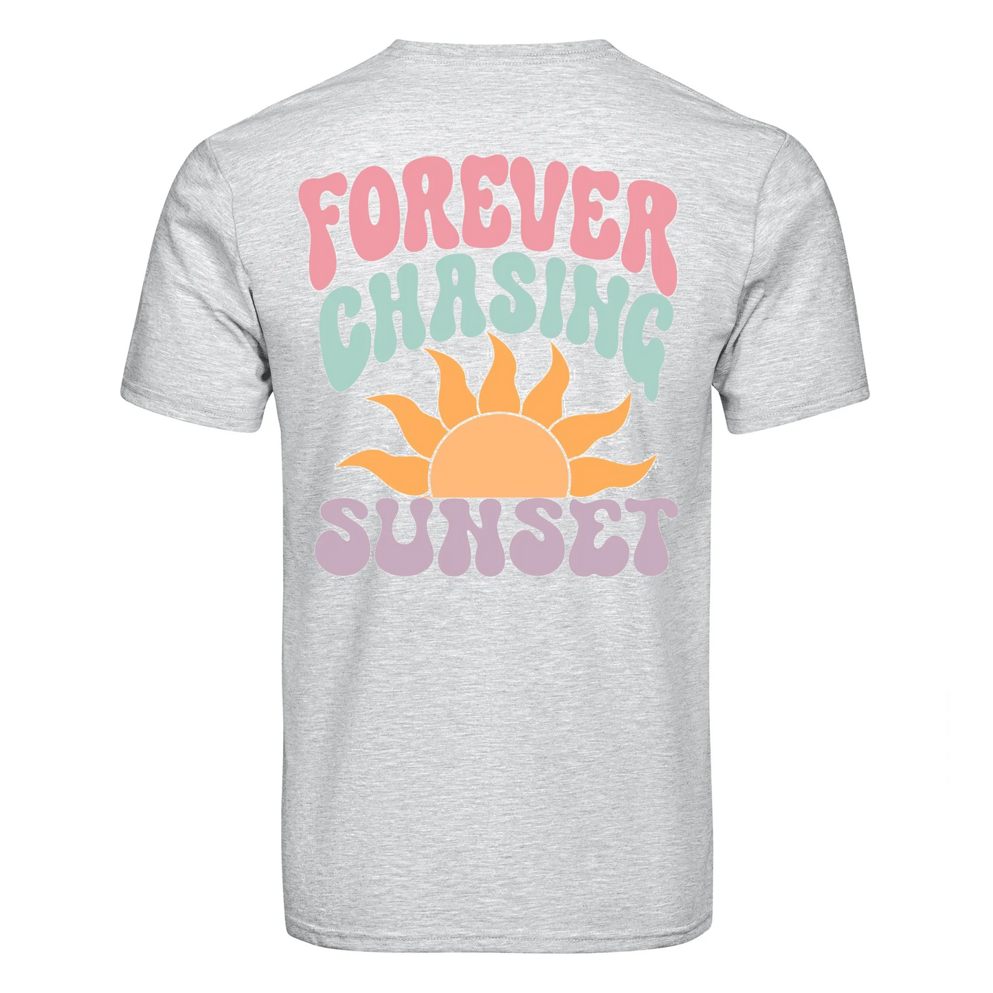 Master Maker Crafts -  DTF Heat Transfer Only - Forever Chasing Sunset 10" (Shirt/Tote NOT Included)
