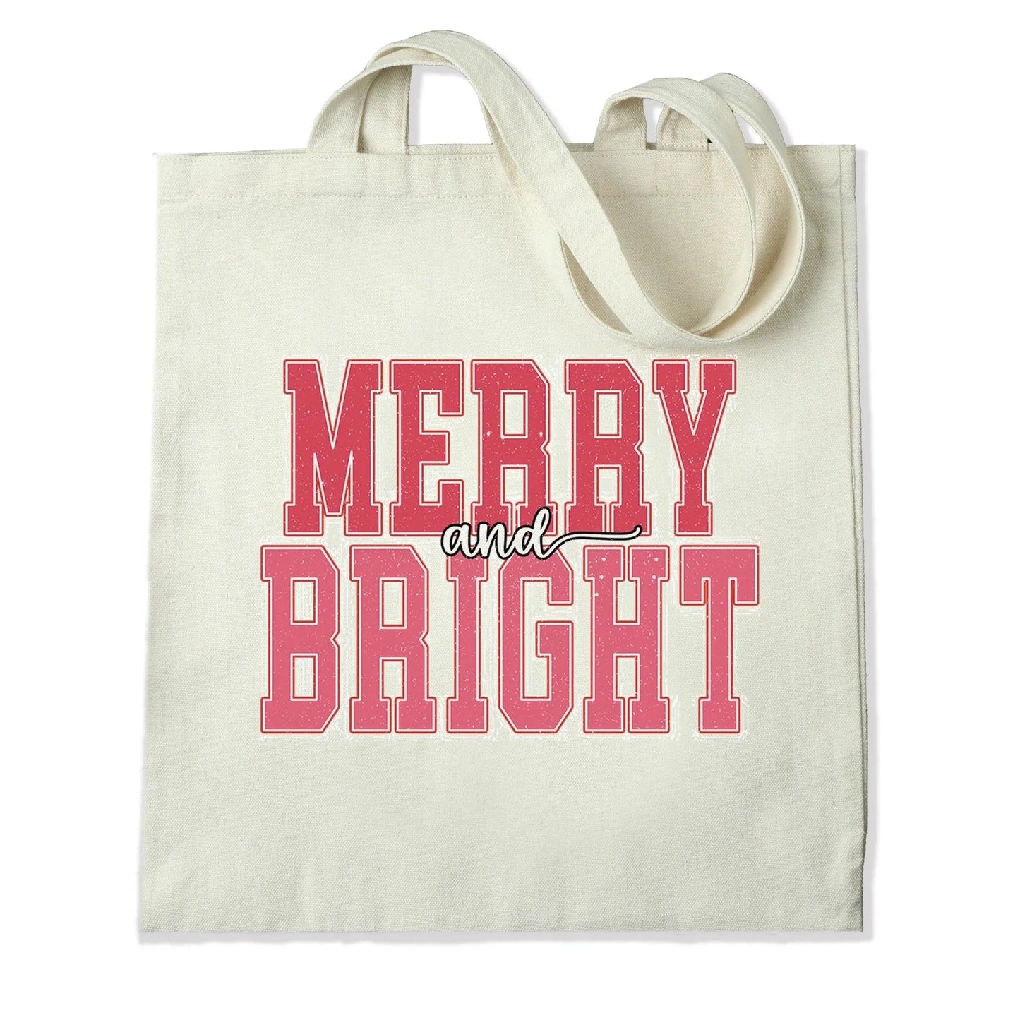 Master Maker Crafts -  DTF Heat Transfer Only - Merry & Bright 10" (Shirt/Tote NOT Included)