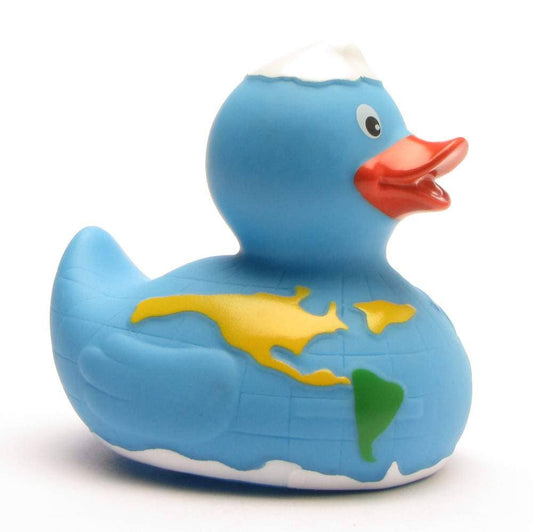 Planet Earth rubber duck - rubber duck