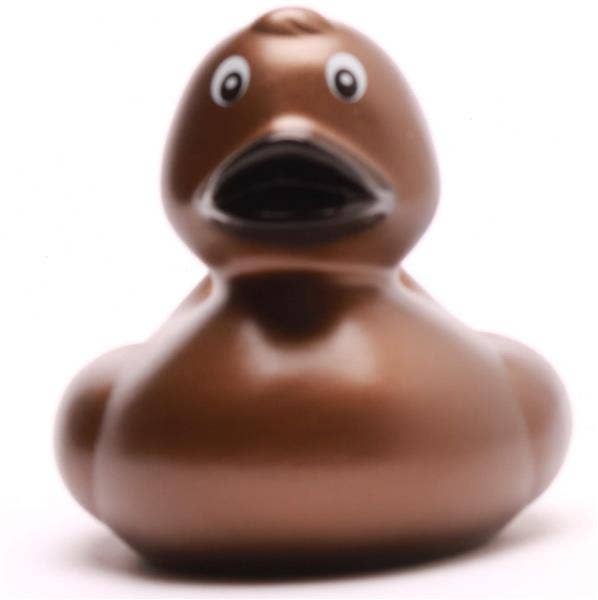 Bronze bath duck - rubber duck