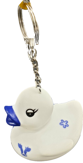 Dutch Ducky Delftblue Keychain