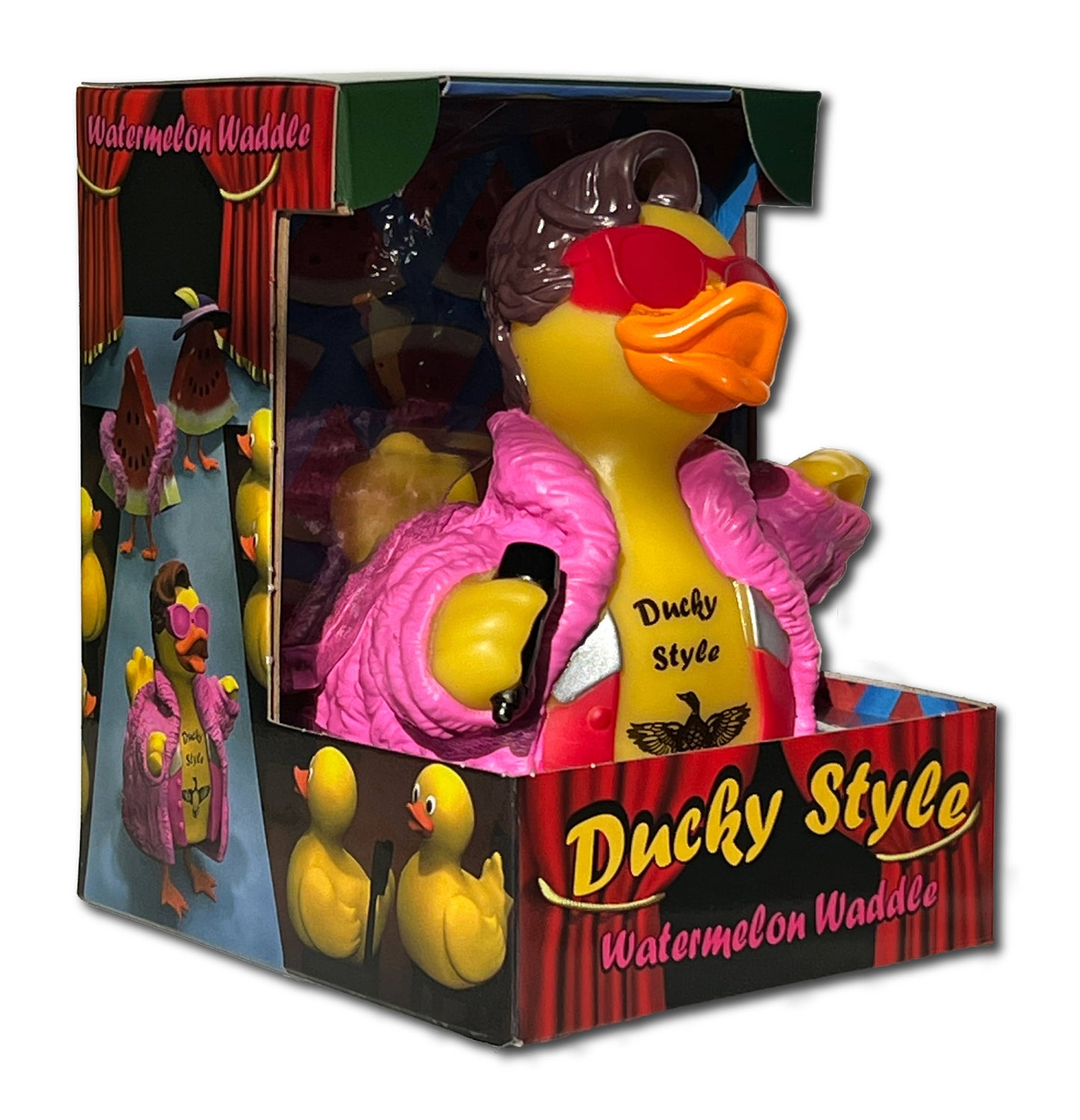 Ducky Style - Watermelon Waddle Rubber Duck