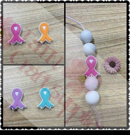 Awareness Ribbon Beads Focal Beads