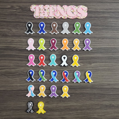 Awareness Ribbon Beads Focal Beads
