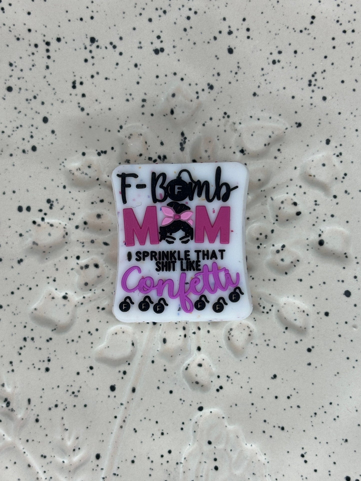 Mom - F-B*omb Mom Silicone Focal Bead 0157