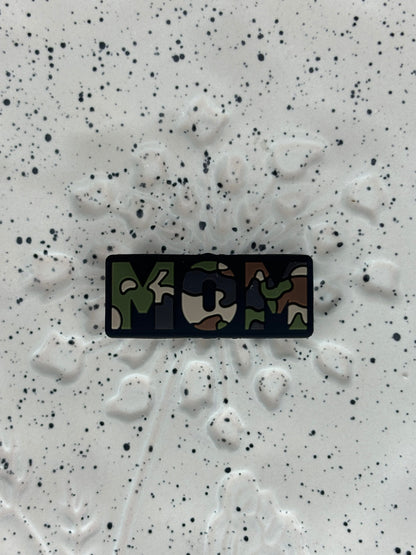Mom - Camo Mom Silicone Focal Bead 0261