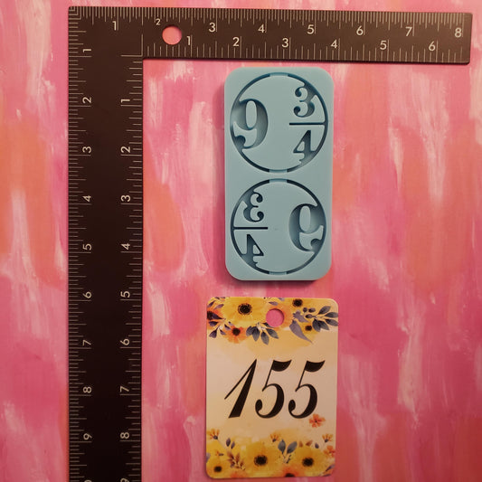 9 and 3/4 Straw Topper Silicone Mold