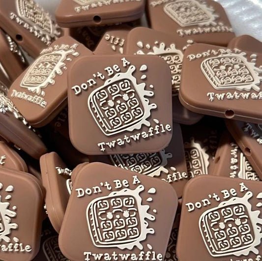 Saying - Don't be a twatwaffle Silicone Focal 0248