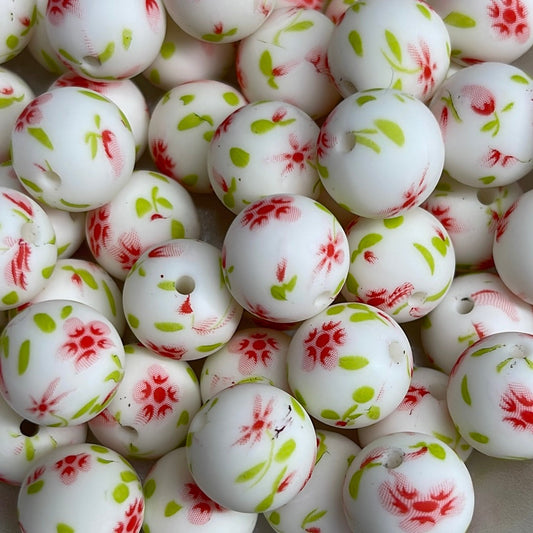 Silicone Bead Lady Slipper P37 P02-38 - 15mm - 10 pack