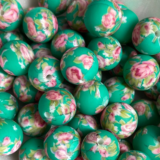 Silicone Bead Lotus P38 P03-86 15mm - 10 pack