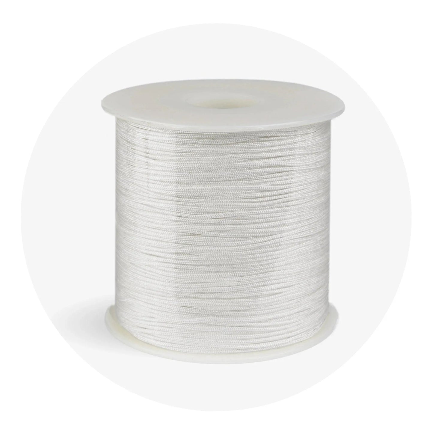 Master Maker Crafts -  Jade Thread - White (1 Roll - 0.8mm x 328 feet)