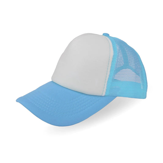 Master Maker Crafts -  Trucker Hat - Blue & White (One Size Fits All)