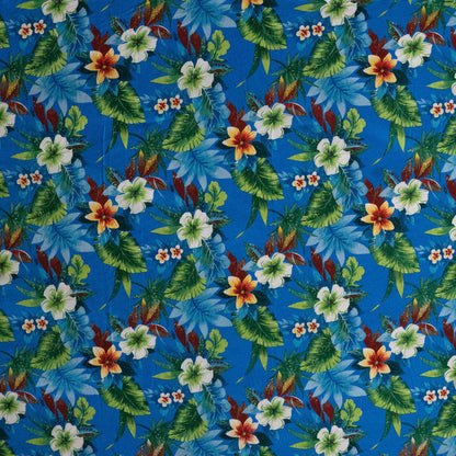 Tropical Garden Peachskin Fabric | Islands Fabric