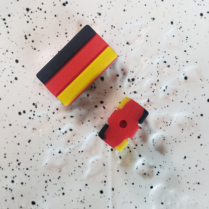 Country Flag Silicone Focal