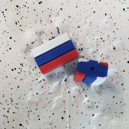 Country Flag Silicone Focal