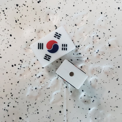 Country Flag Silicone Focal